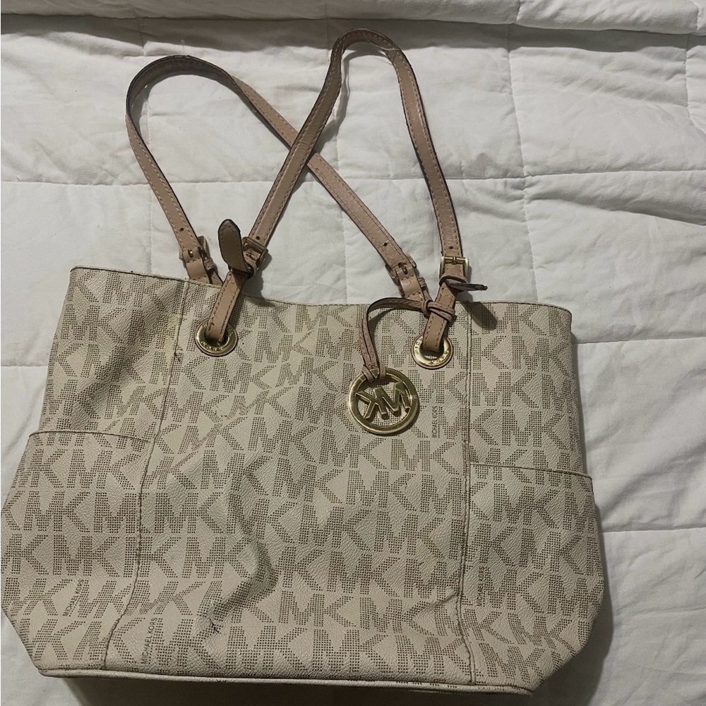 Michael Kors Tan Signature Tote